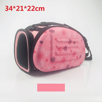 Foldable EVA Pet Carrier Puppy Dog Cat Outdoor Travel Shoulder Bag for Small Dog Pets Soft Dog Kennel Pet Carrier Bag